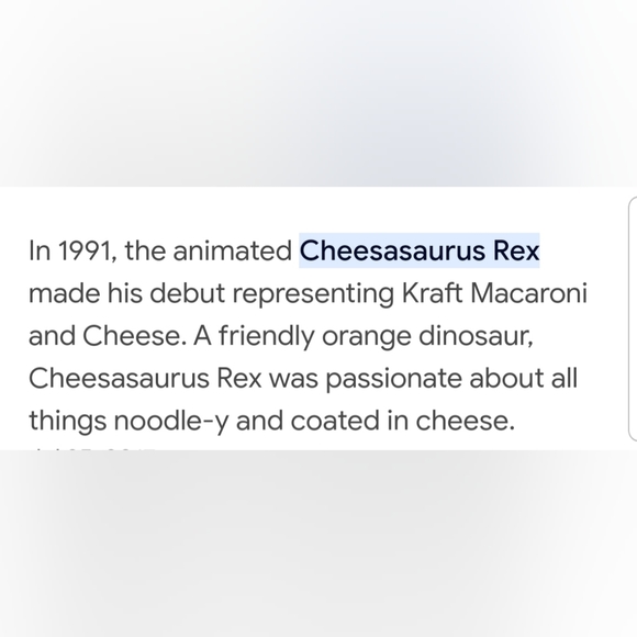 Vintage 1991, Kraft Macaroni & Cheese Cheeseasaurus Rex Tin, NEW in PACKAGE - Picture 2 of 16